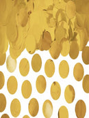Gold Confetti Circles, Large