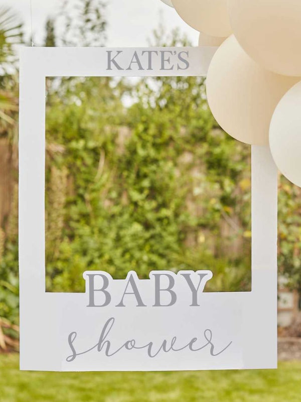 Customisable Baby Shower Photo Booth Frame