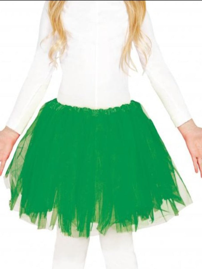 DARK GREEN TUTU 30 CMS Kids Size