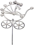 DIAMANTÉ PRAM ON STEM