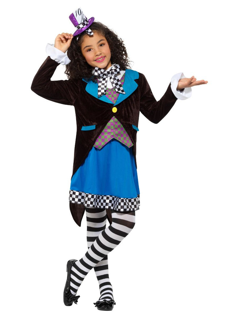 Deluxe Little Miss Hatter Kids Costume