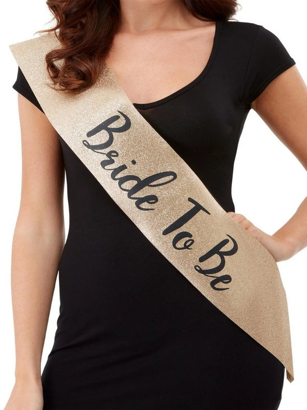 Deluxe Glitter Bride To Be Sash