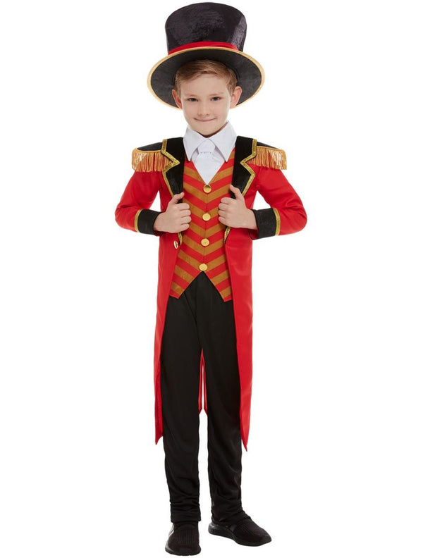 CHILDRENS DELUXE THE GREATEST SHOWMAN RINGMASTER COSTUME