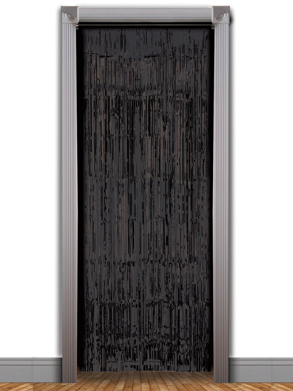Doorway Curtain Black