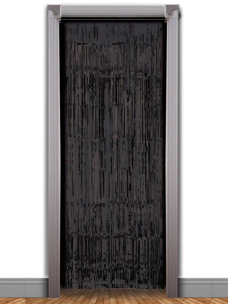 Doorway Curtain Black