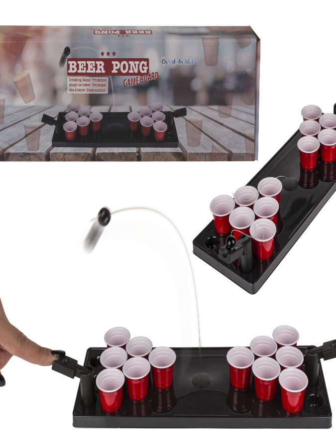 Drinking game, Beer Pong with game board