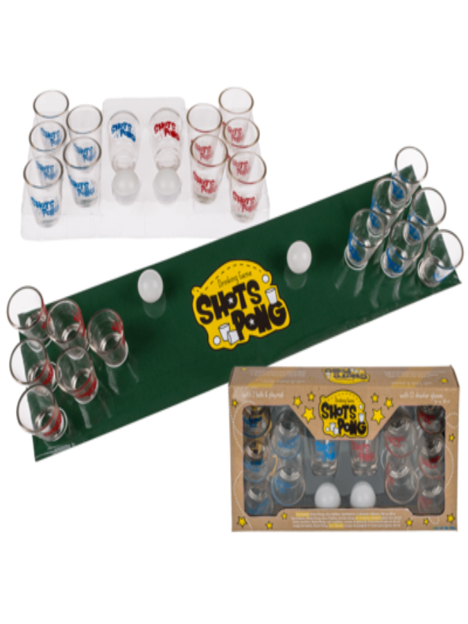 Drinking game, Shots Pong,