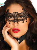 EMBROIDERED BAT MASK