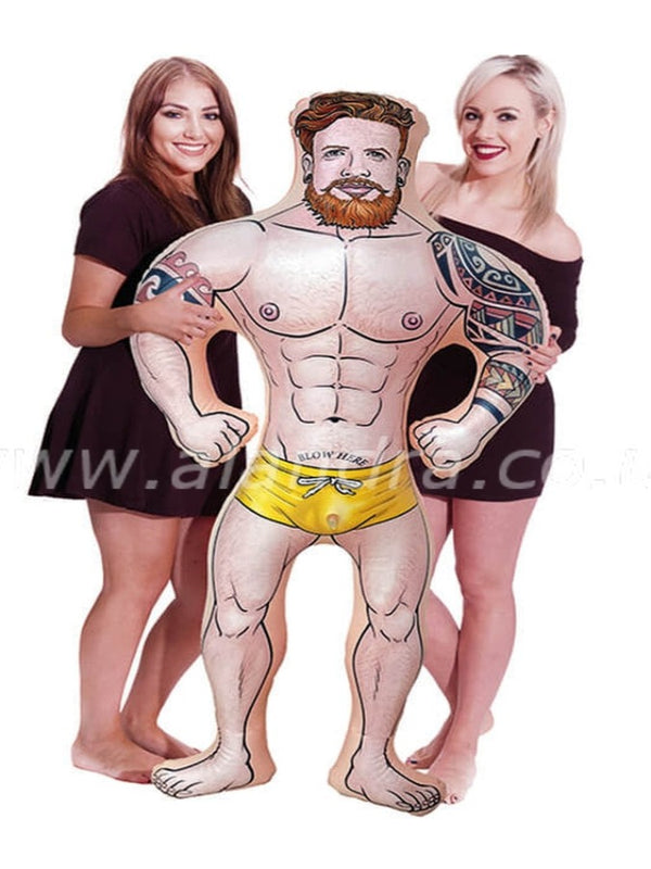 Eddy Hunk 5ft Inflatable Blow Up Doll