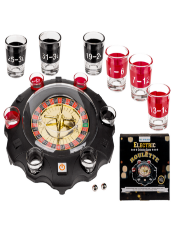 Electronic Drinking Game, Roulette with 6 glasses