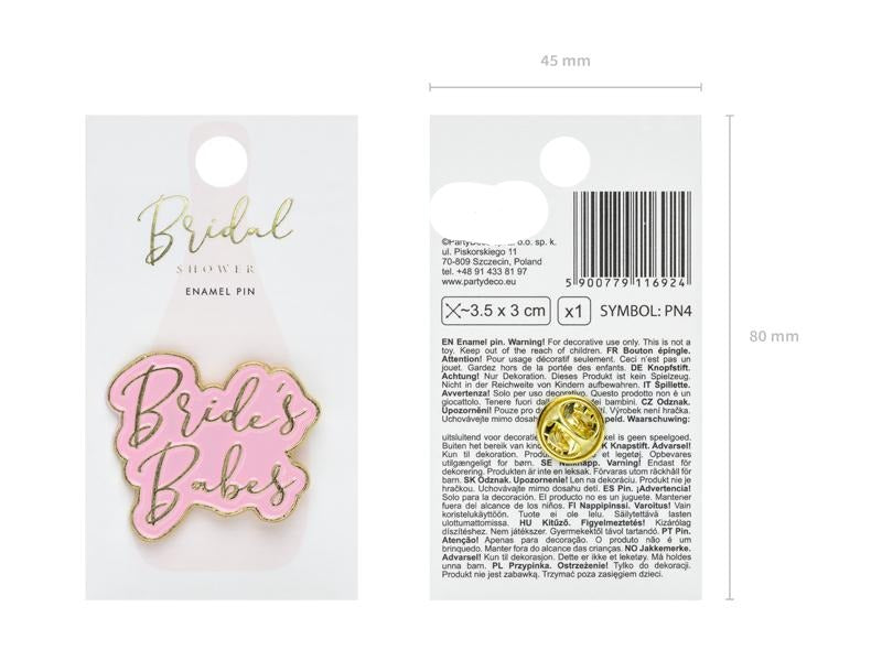 Enamel pin Bride's Babes