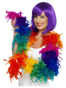 Feather Boa, 80g, Rainbow
