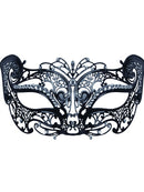 Filigree Cat Mask With Stone (Metal) EM136