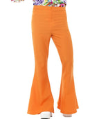 Flared Trousers, Mens, Orange