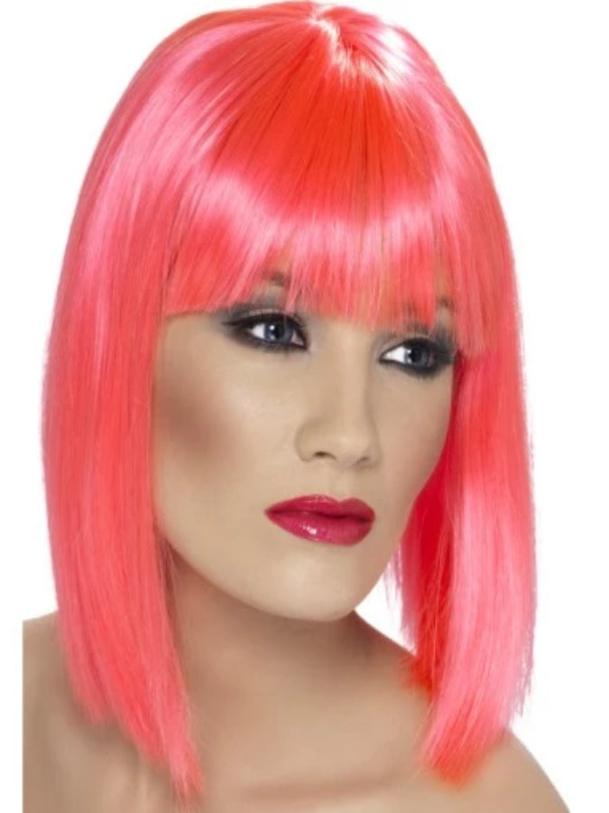 Glam Wig, Neon Pink