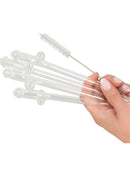 Glass drinking straw Willy