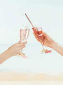 Glass stickers ''Bride & Bridesmaid rose gold