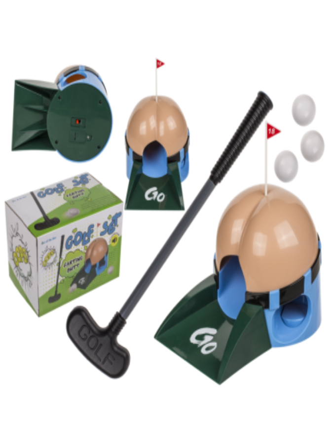 Golf-Set, Butt with 6 farting sounds