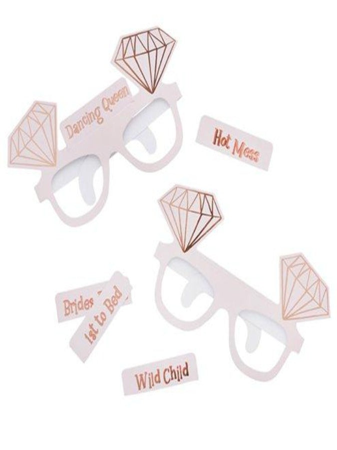 10 HEN PARTY GLASSES