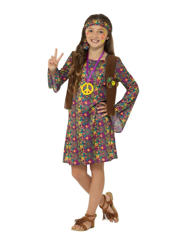 HIPPIE GIRL KIDS COSTUME