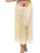 Hawaiian Hula Skirt with Flowers