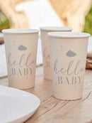 Hello Baby Neutral Baby Shower Cups