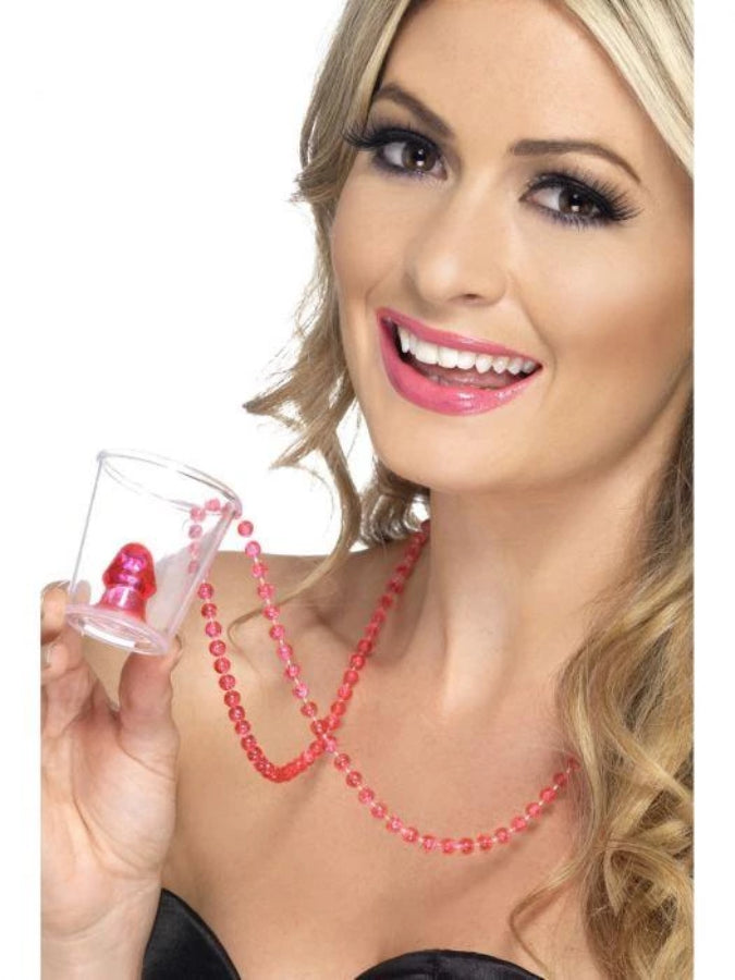 HEN NIGHT Willy Shot Glass on Chain