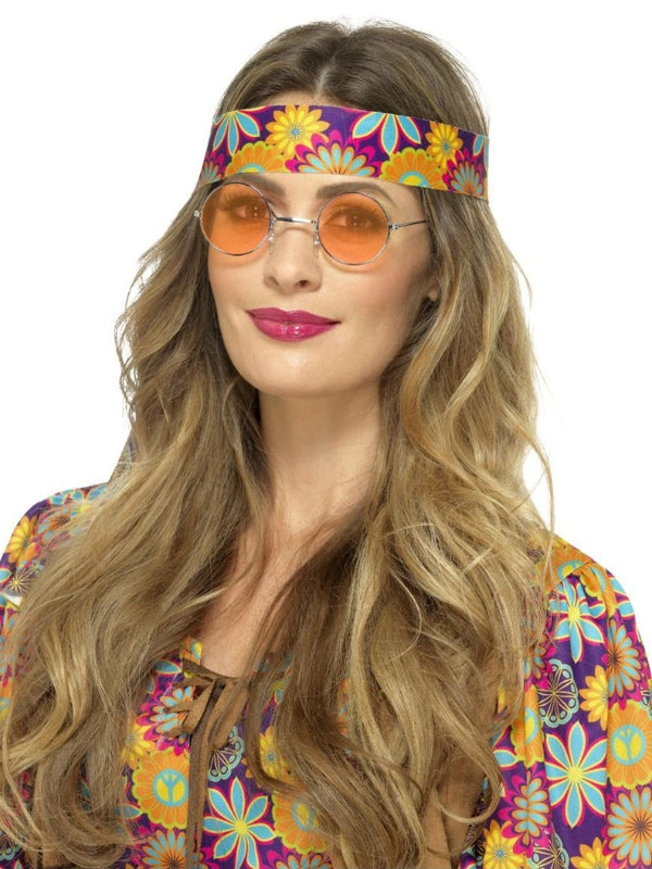Lennon Orange Lens Sun Glasses
