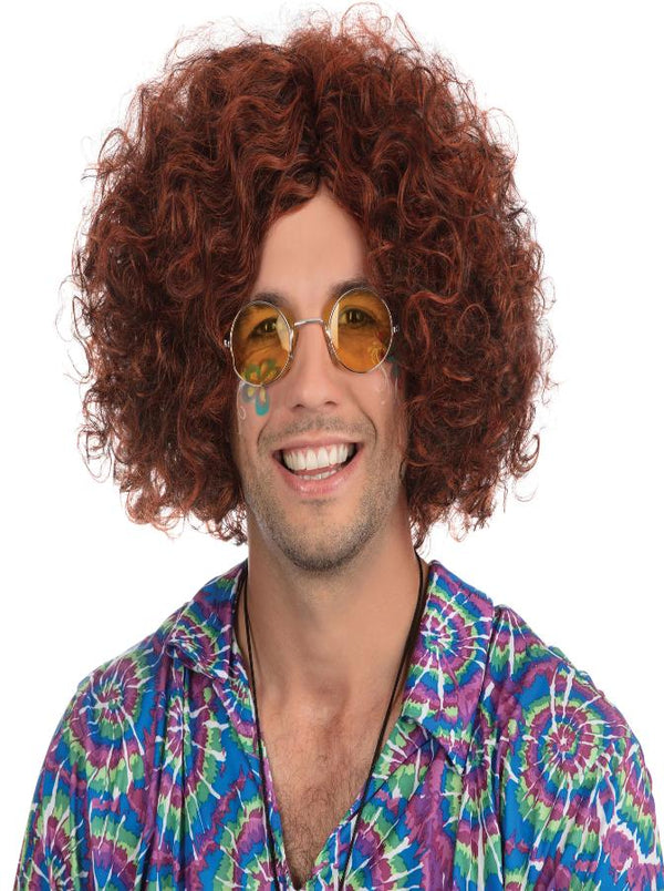 Hippy Man Wig. Brown And Black