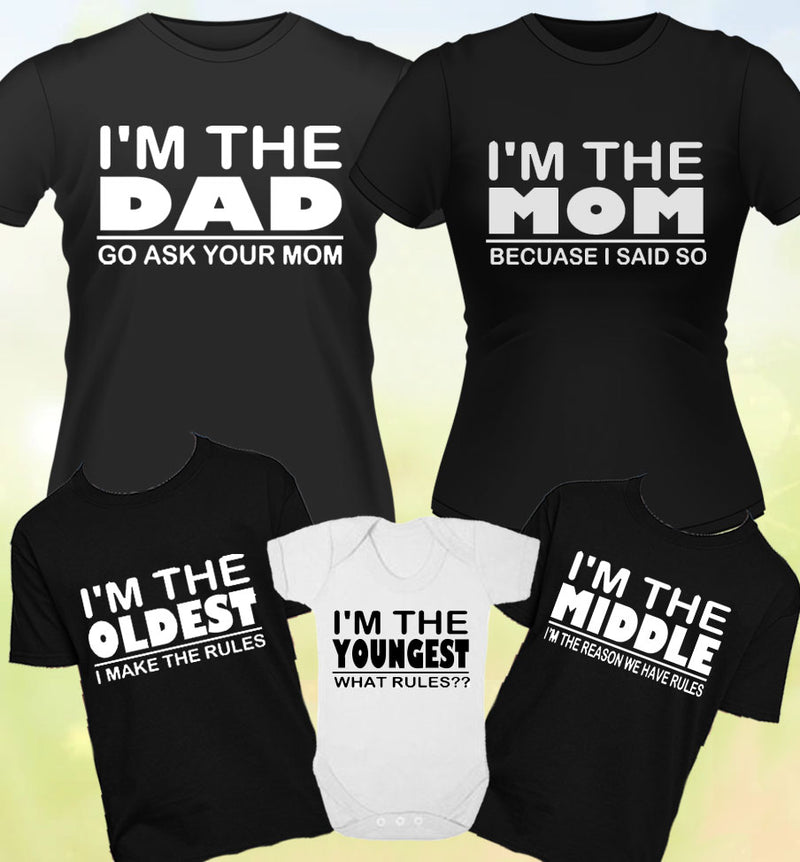 'I'M THE' Fun Family Tshirts!