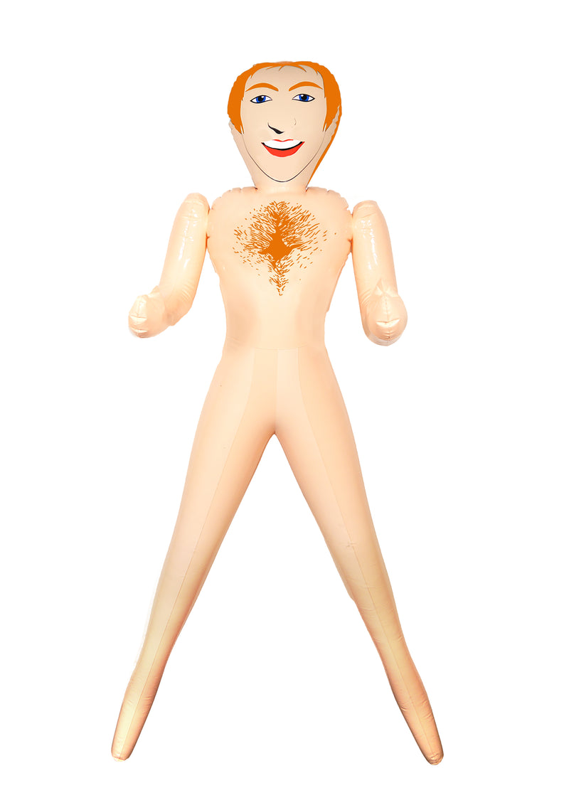 Inflatable Male Doll with Ginger Hair