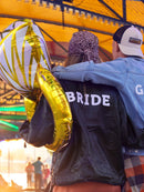 Iron on Bride patch White