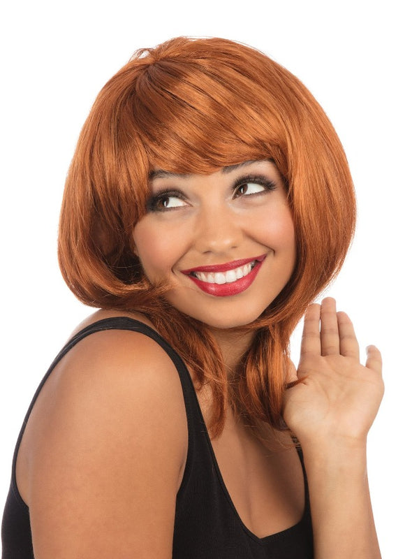 Layered Female Ginger Wig