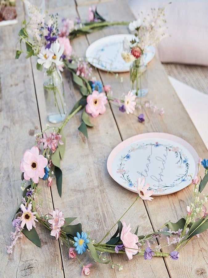 MEADOW REUSEABLE ARTIFICIAL FLOWER GARLAND