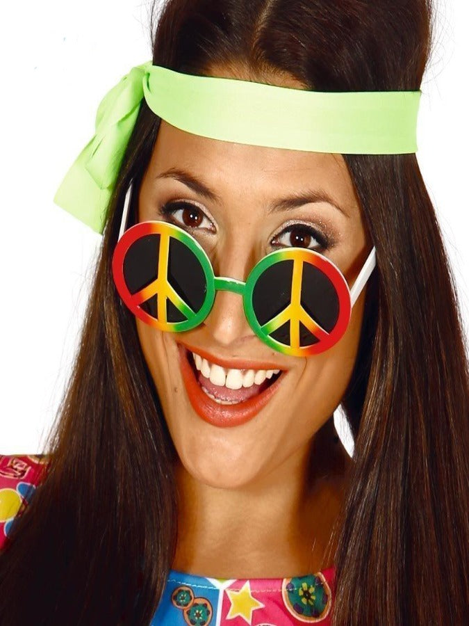 MULTICOLOUR HIPPY GLASSES
