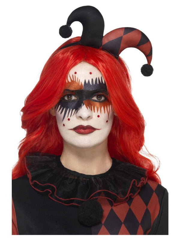 Make-Up FX, Harlequin Kit, Aqua, Red