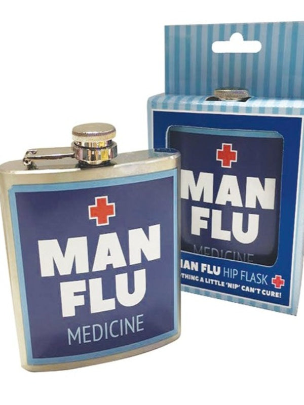 Man Flu Hip Flask