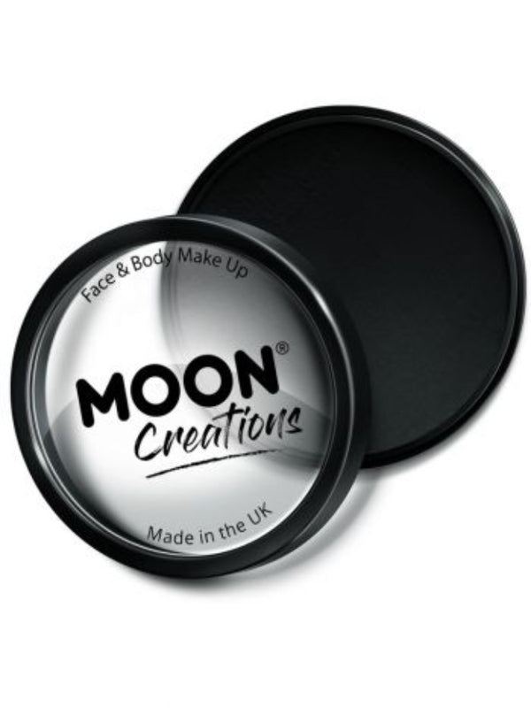 Moon Creations Pro Face Paint Cake Pot, Black