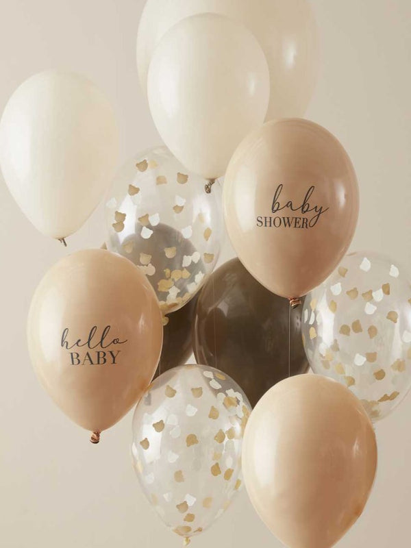 Neutral Baby Shower Balloon Bundle