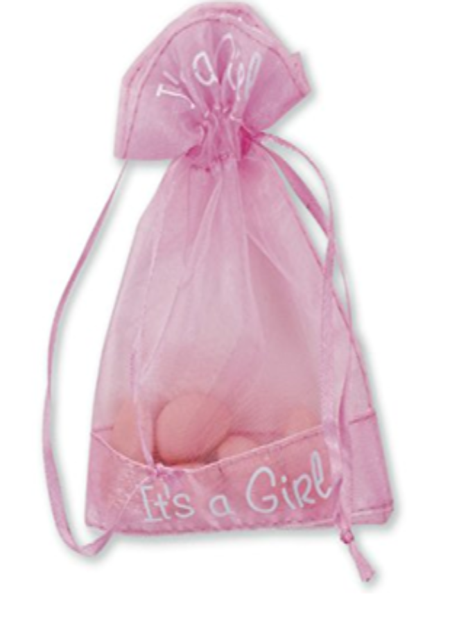 ORGANZA POUCH "IT'S A GIRL