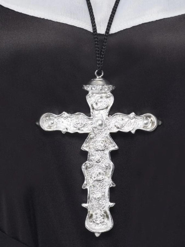 Cross Necklace Silver Deluxe