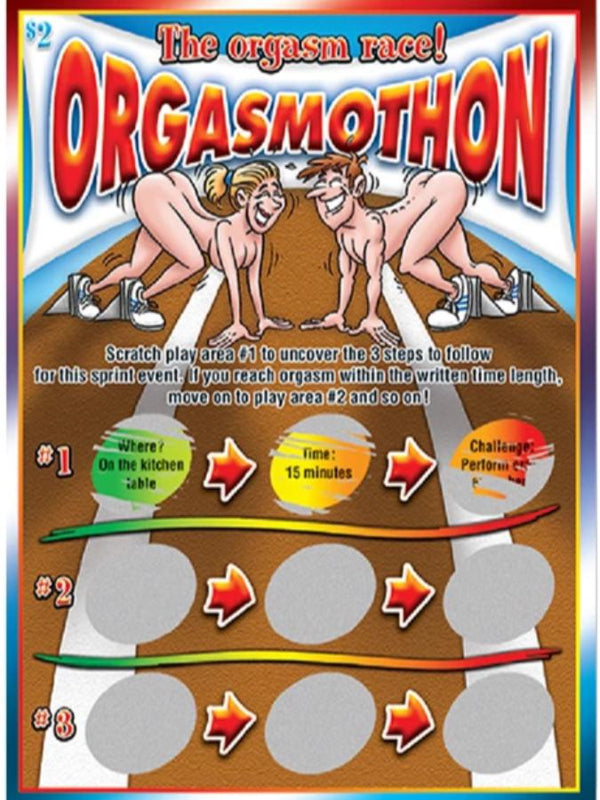 Orgasmothon Scratch Card