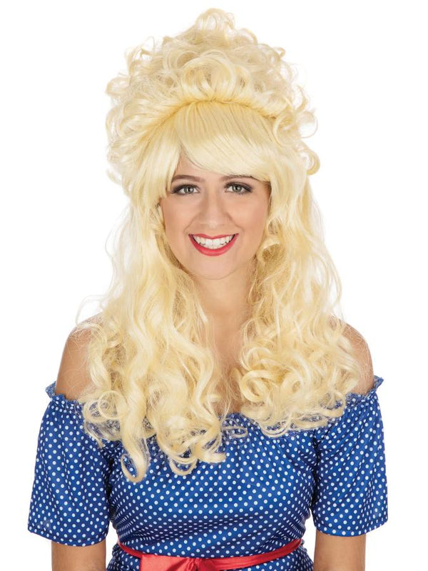 Beehive Panto Wig Blonde