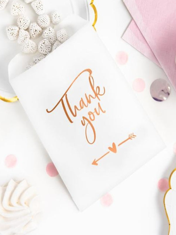 Paper treat bags Thank you (6)