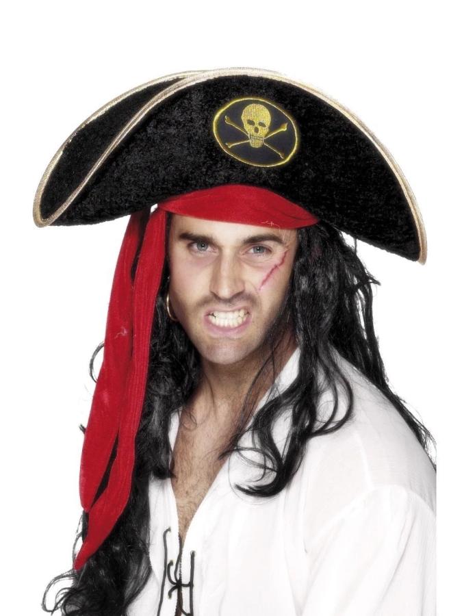 Pirate Hat with Red Band