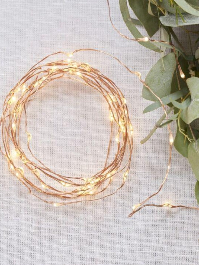 ROSE GOLD LED STRING LIGHTS