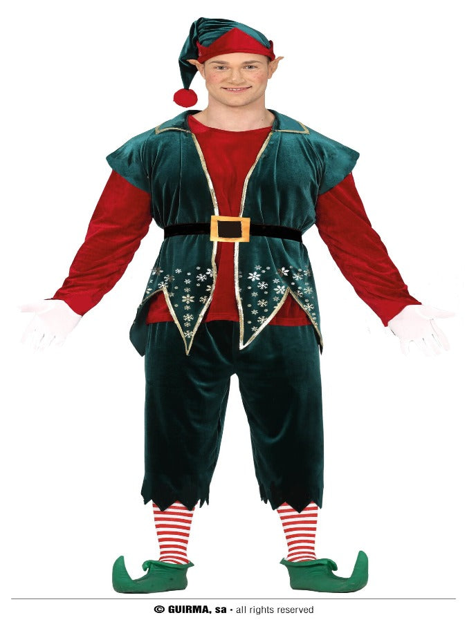 Red And Green Elf Costume