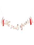 SHE SAID YAAAS Banner