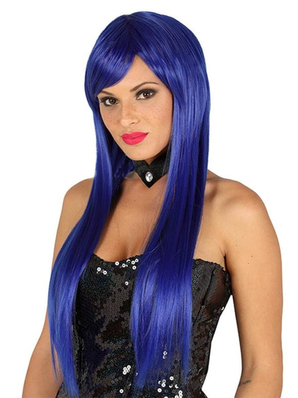 STRAIGHT SEA BLUE BOB WIG