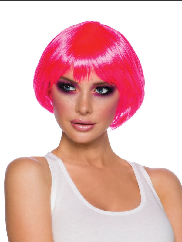 Seduction Neon Pink Wig